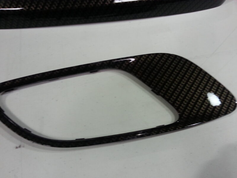 BMW M3 Interior Various Parts Coated In Carbon Fibre Hydrographic Film Painted Black