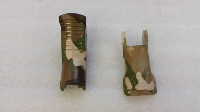 Guns Elements Coated In Military Camouflage Hydrographic Film