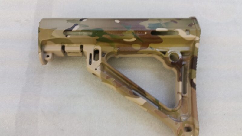 Guns Elements Coated In Military Camouflage Hydrographic Film