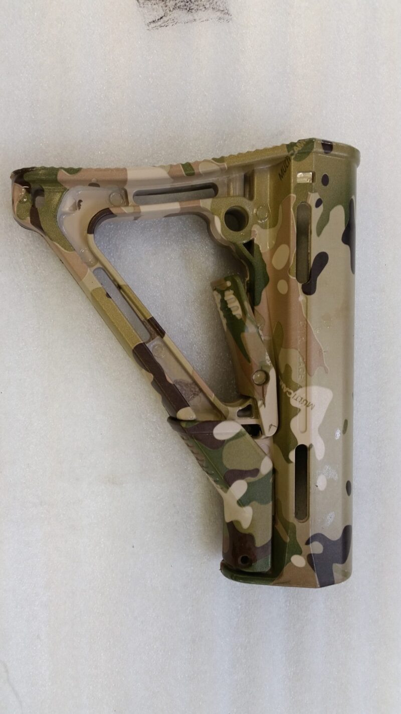 Guns Elements Coated In Military Camouflage Hydrographic Film