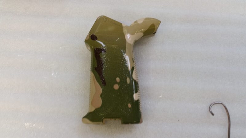 Guns Elements Coated In Military Camouflage Hydrographic Film
