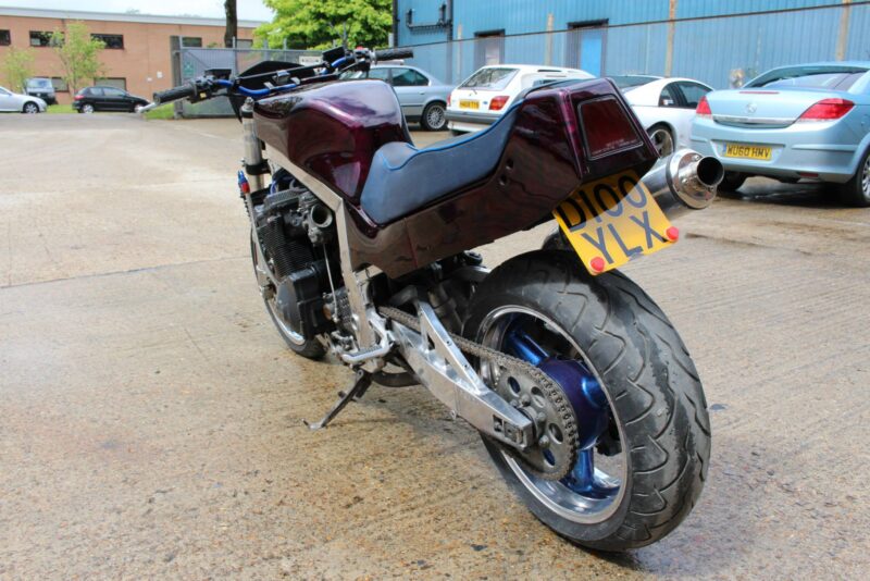 Suzuki coated in dark wood