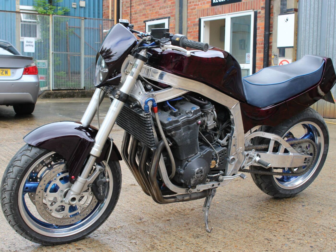 Suzuki coated in dark wood