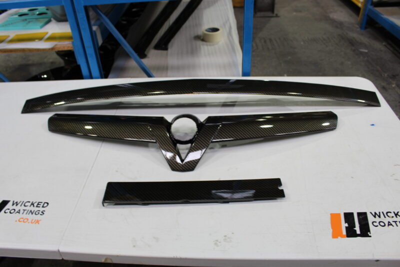 Vauxhall exterior elements coated in carbon fibre