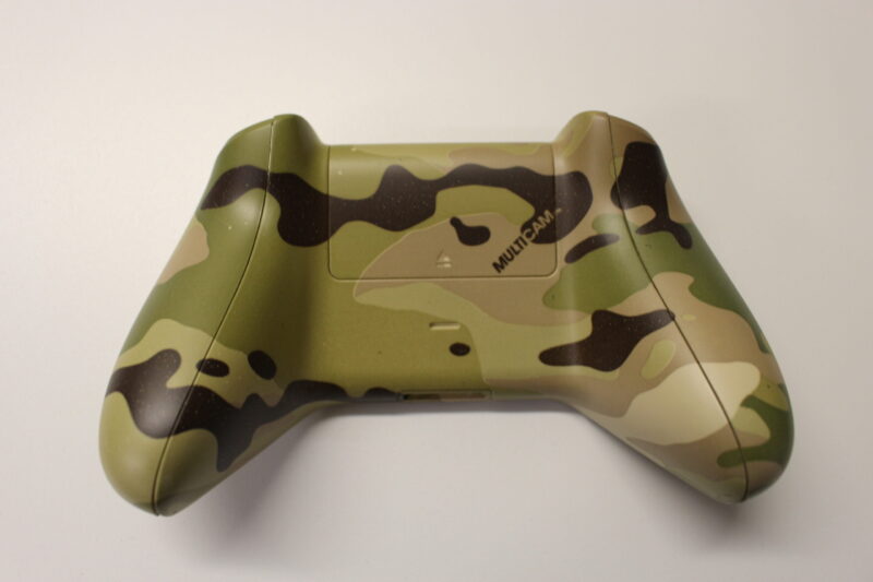 Gamepad Coated In Camouflage Hydrographic Film