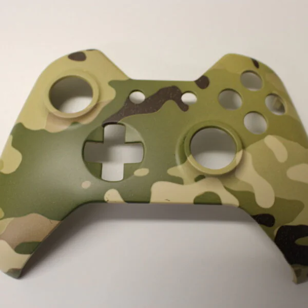 Gamepad Coated In Camouflage Hydrographic Film