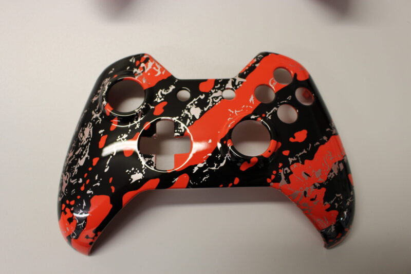 Gamepad Coated In Fancy Illusion Hydrographic Film