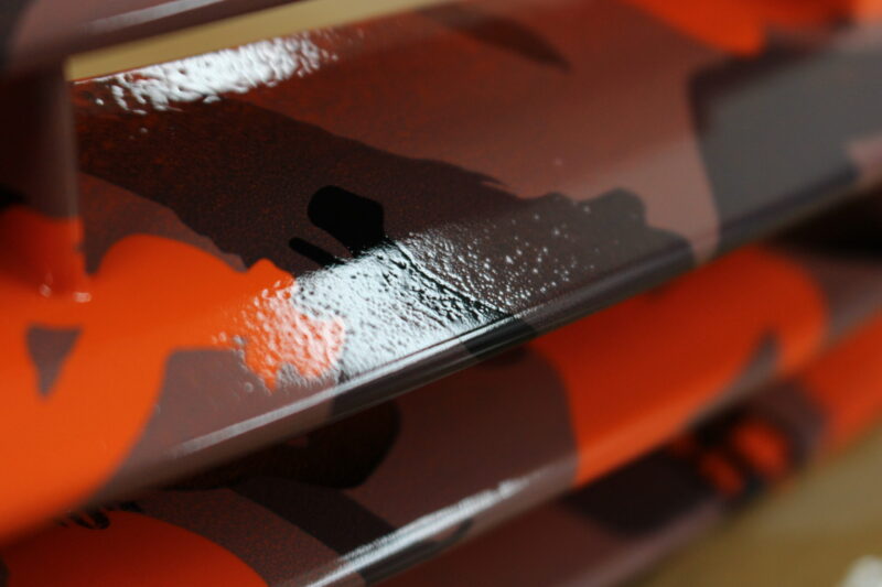 Car Various Elements Coated In Fancy Illusion Hydrographic Film