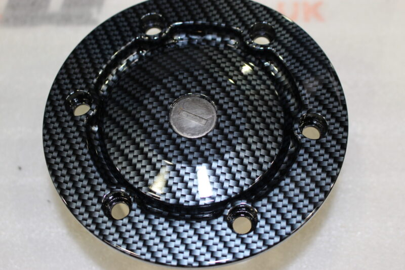 Vauxhall VX 220 Turbo badge coated in carbon fibre