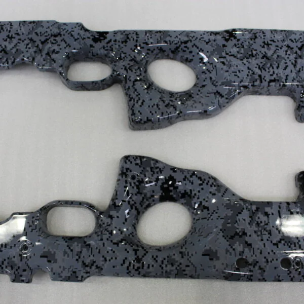 Guns Coated In Camouflage Hydrographic Film