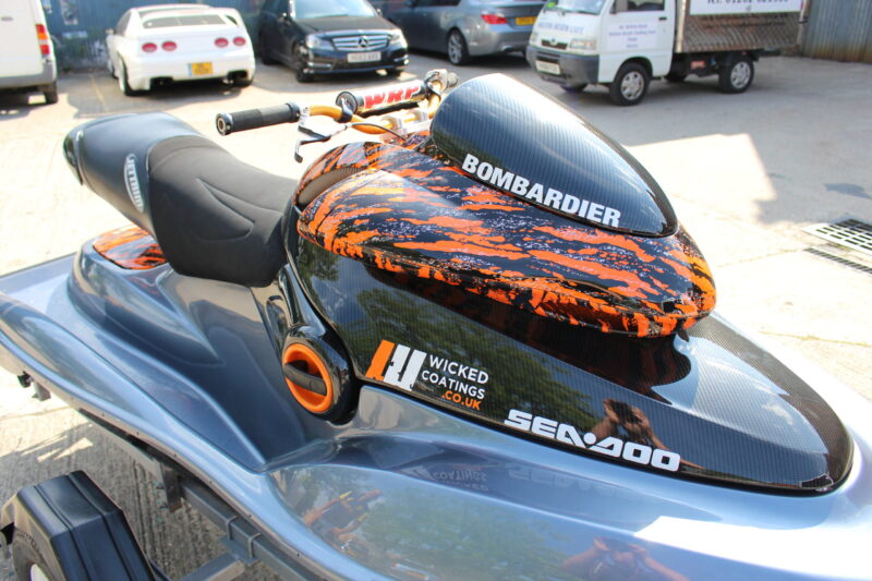 Jet Ski Painted And Coated At Wicked Coatings