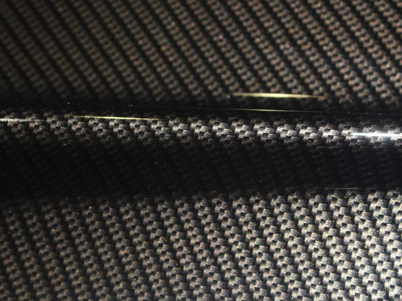 Parts Of Dashboard Coated In Carbon Fibre