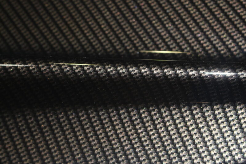 Parts Of Dashboard Coated In Carbon Fibre