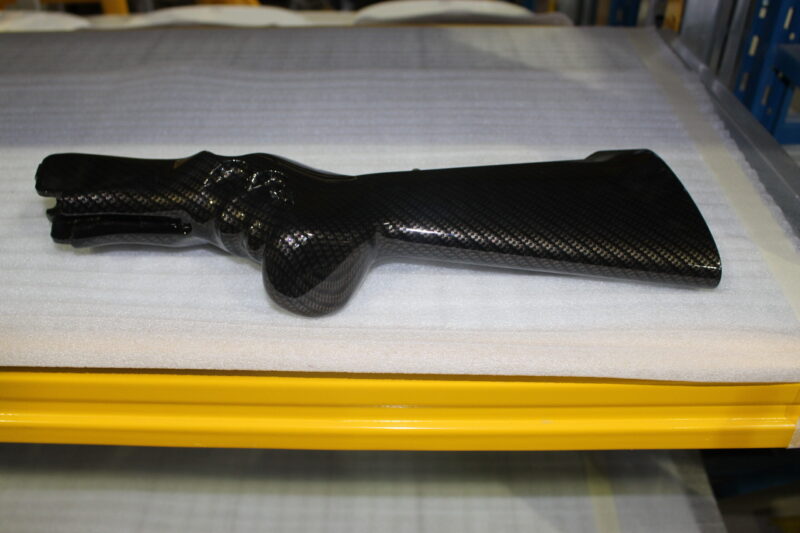 Guns Elements Coated In Carbon Fibre Hydrographic Film Painted Black