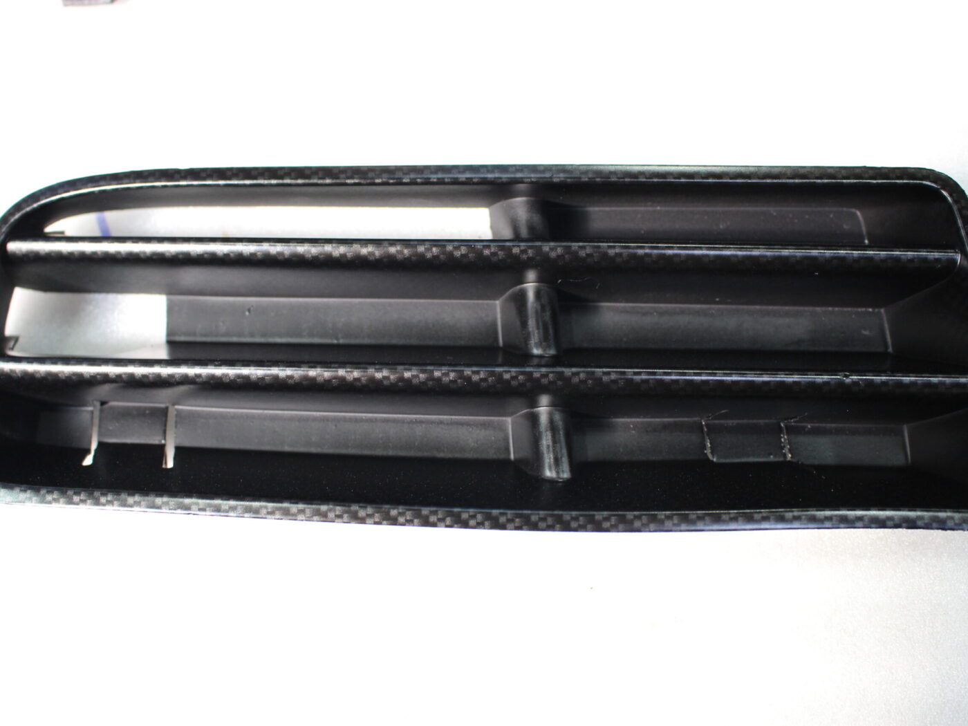 Dashboard Elements Coated In Carbon Fibre Painted Black