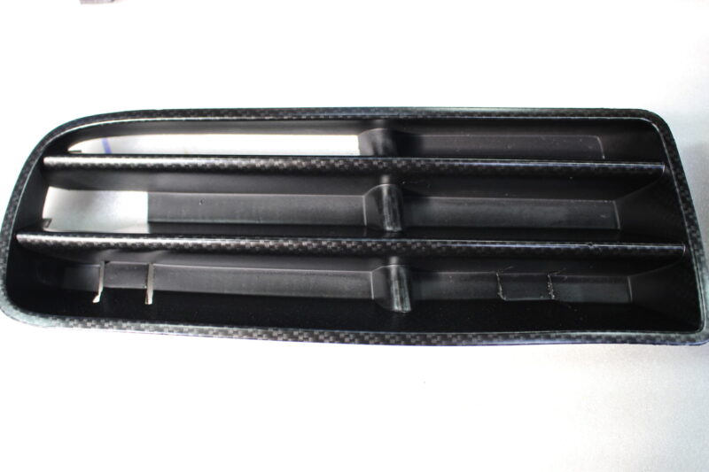 Dashboard Elements Coated In Carbon Fibre Painted Black