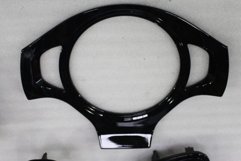 Car Interior Elements Painted Black And Burlwood