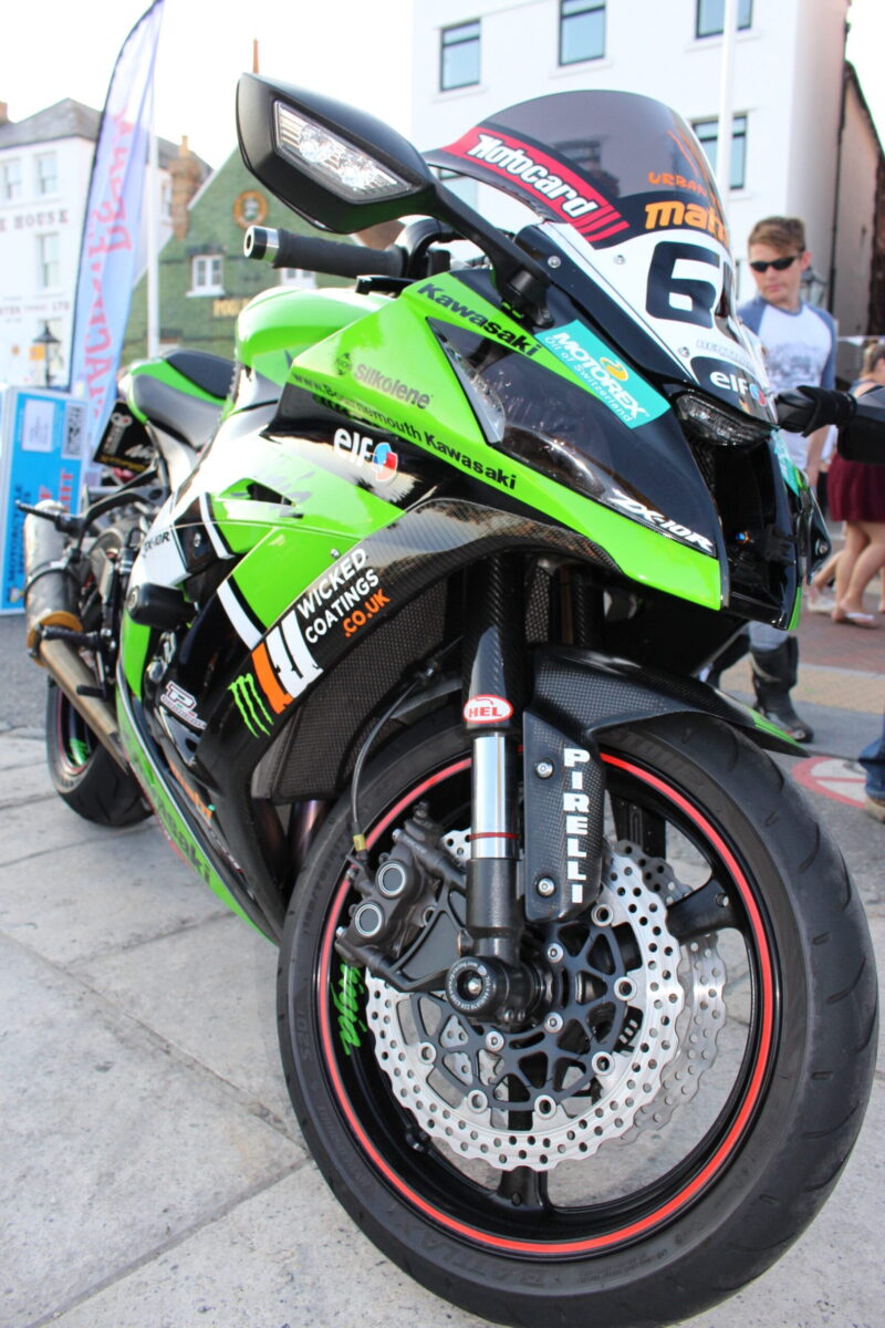 Kawasaki Ninja  (Bournemouth Kawasaki Team ) Coated and Painted at Wicked Coatings