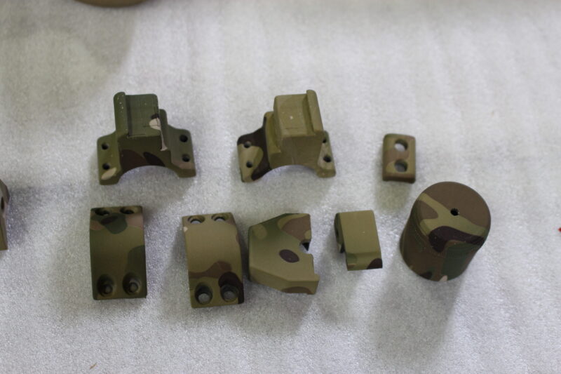 Military Camouflage dipped guns