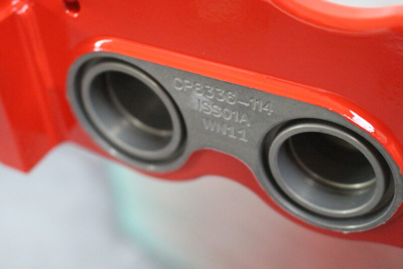 Car breaks painted red