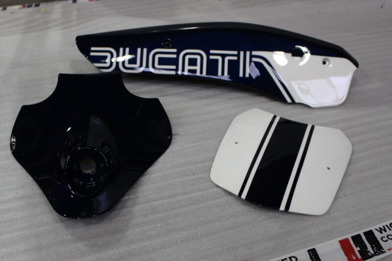 Ducati painted and coated at Wicked Coatings