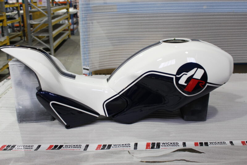 Ducati painted and coated at Wicked Coatings