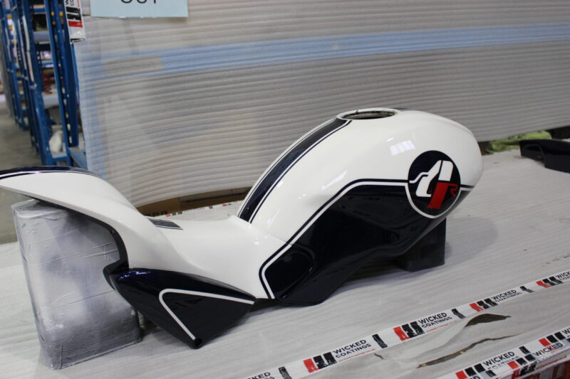 Ducati painted and coated at Wicked Coatings