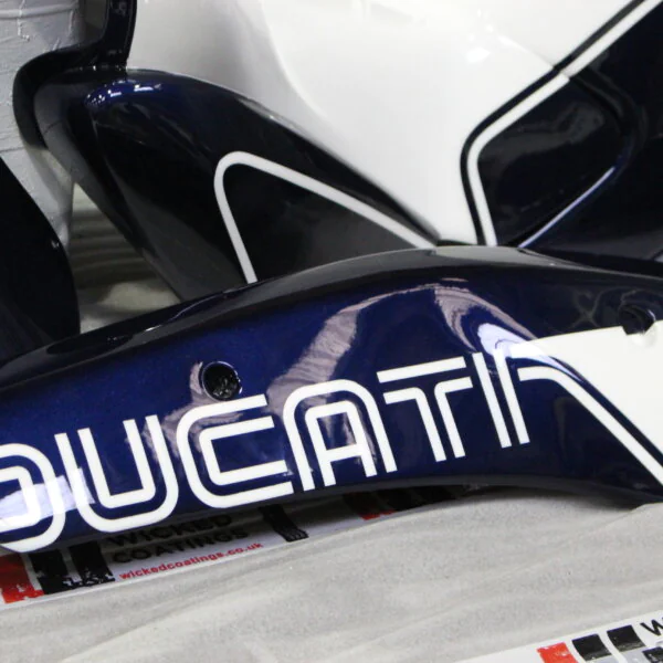 Ducati painted and coated at Wicked Coatings
