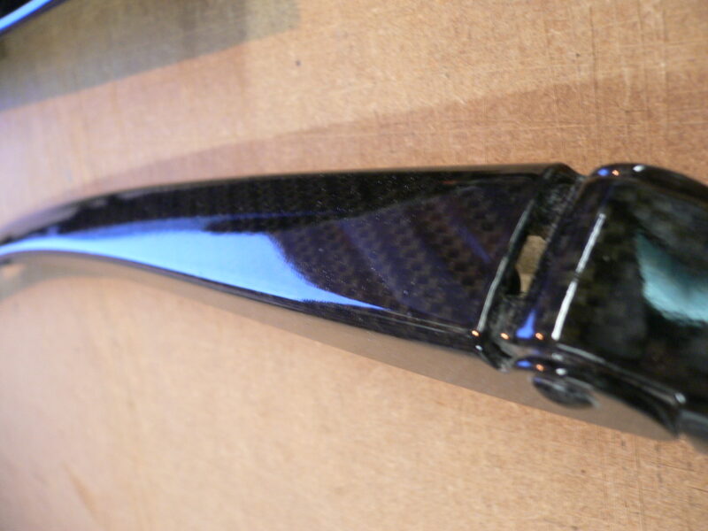 Audi various elements coated in carbon fibre hydrographic film painted black