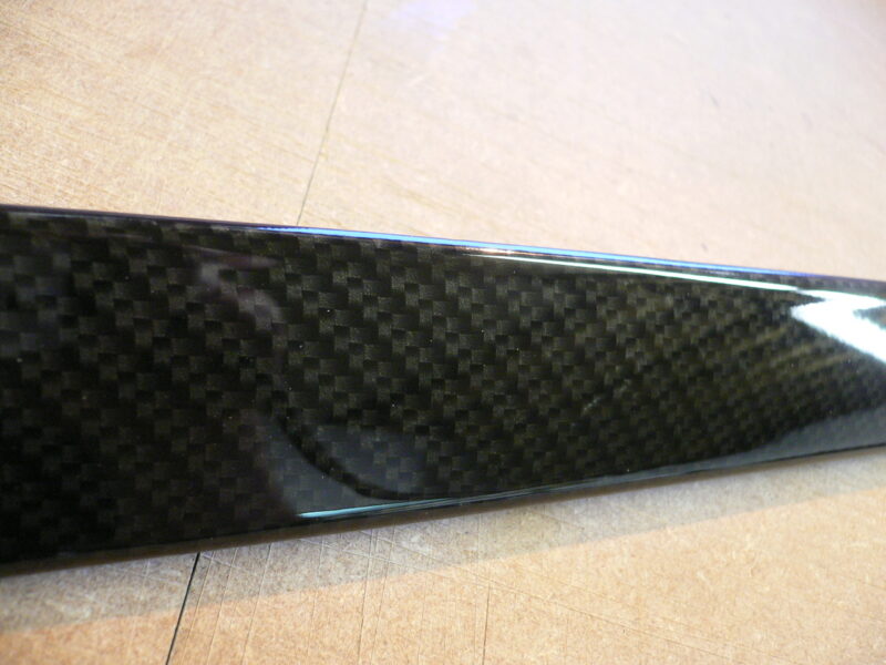 Audi various elements coated in carbon fibre hydrographic film painted black