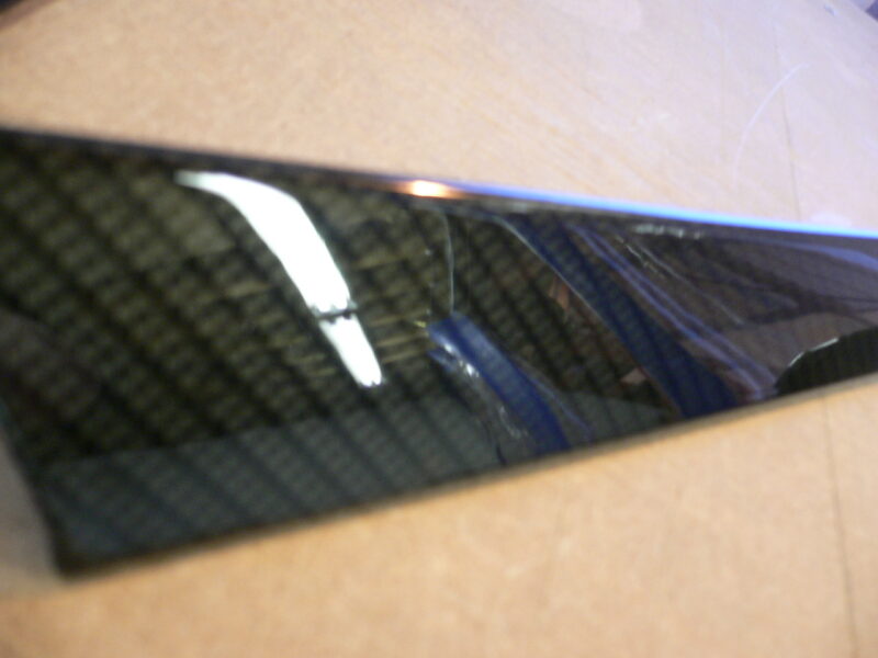 Audi various elements coated in carbon fibre hydrographic film painted black
