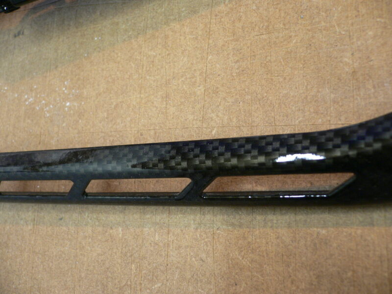 Audi various elements coated in carbon fibre hydrographic film painted black