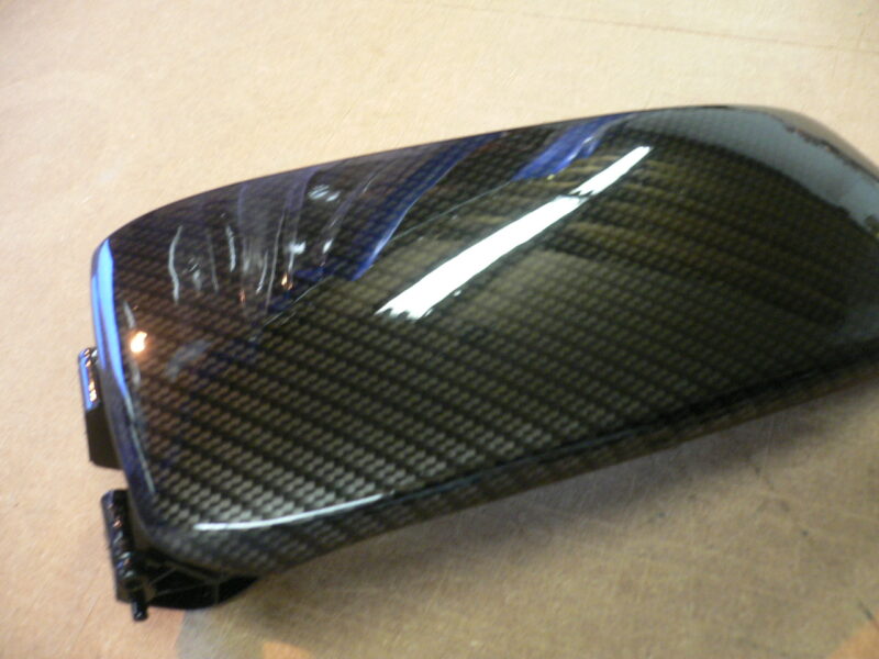 Audi various elements coated in carbon fibre hydrographic film painted black