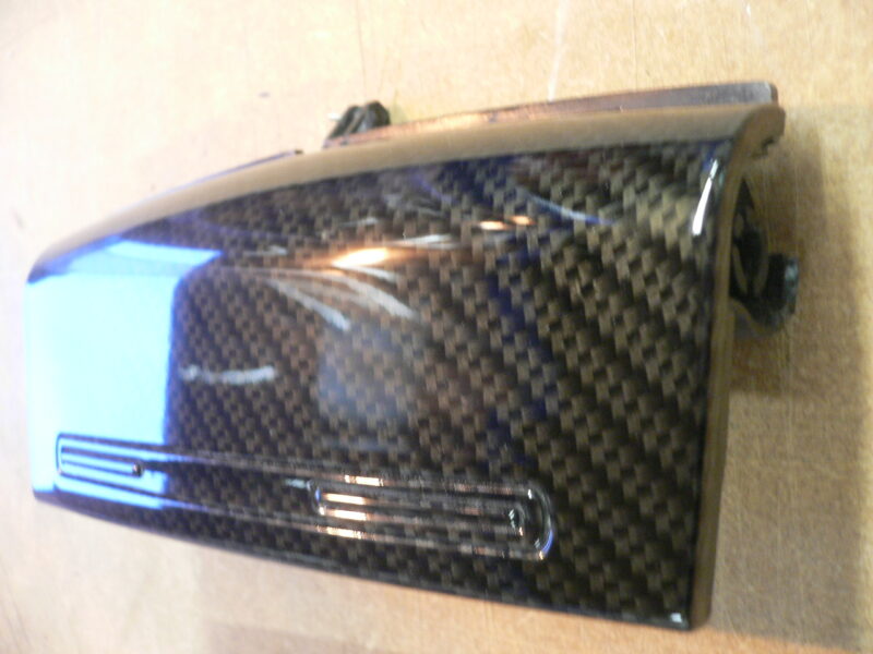 Audi various elements coated in carbon fibre hydrographic film painted black