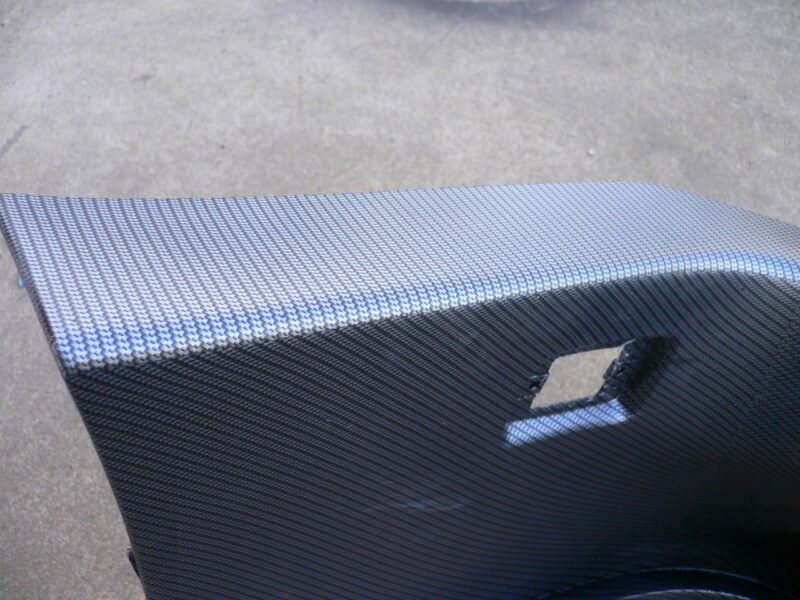 Dashboard Coated In Carbon Fibre