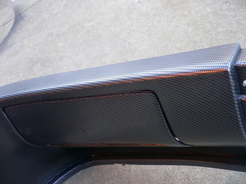 Dashboard Coated In Carbon Fibre