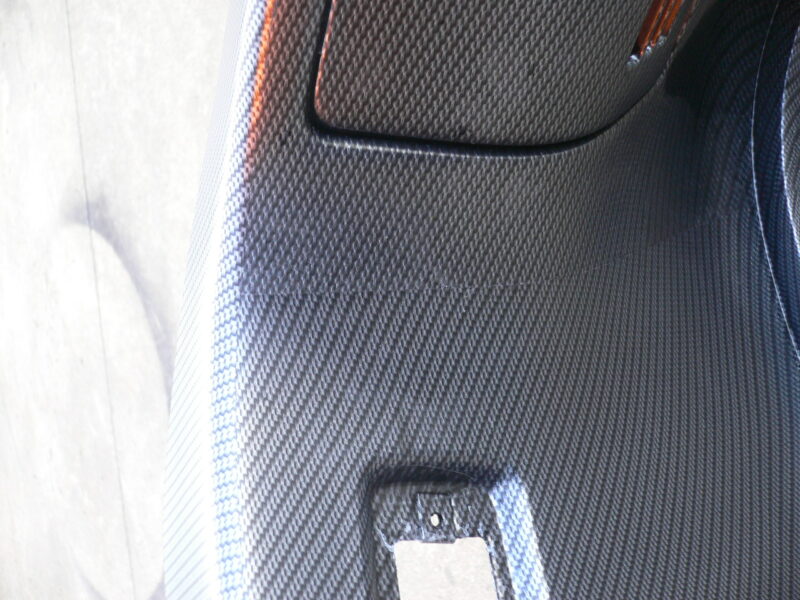 Dashboard Coated In Carbon Fibre