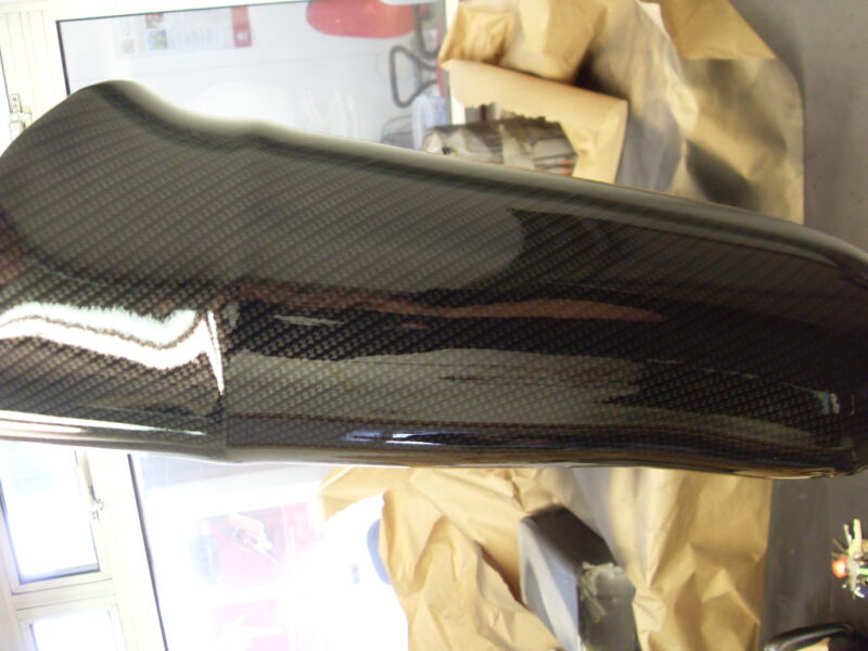Dashboard Coated In Carbon Fibre