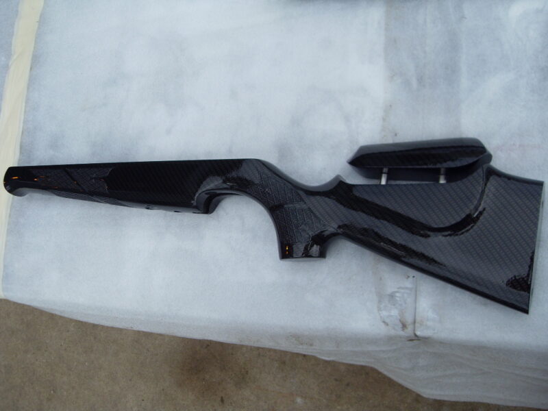 Guns Elements Coated In Carbon Fibre Hydrographic Film Painted Black