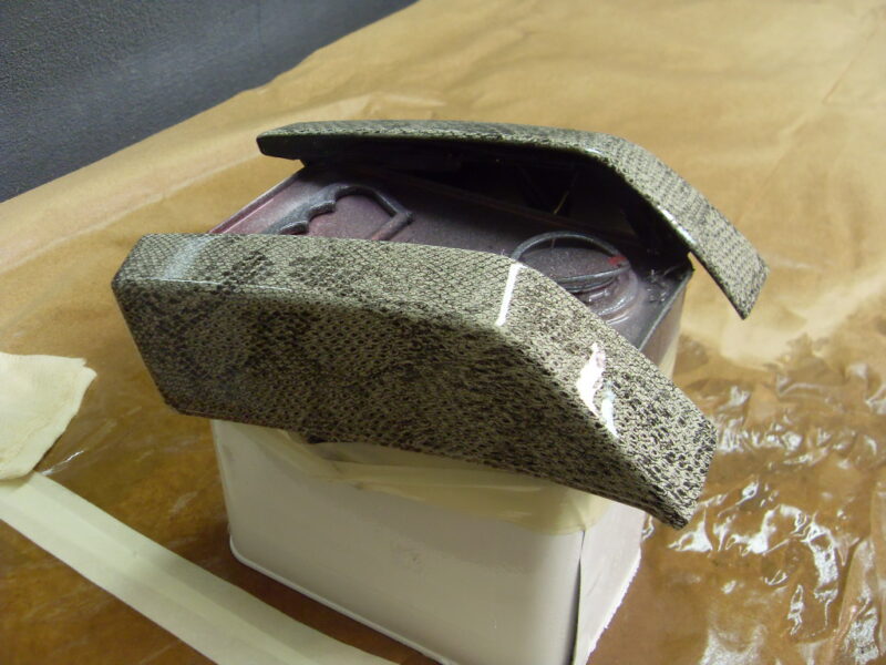 Car Interior Elements Coated In Snake Hydrographic Film