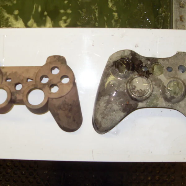 Gamepad Coated In Camouflage Hydrographic Film