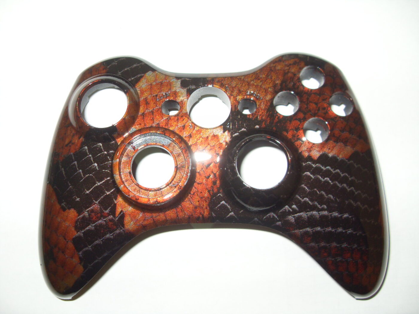 Gamepad Coated In Snake Skin Hydrographic Film