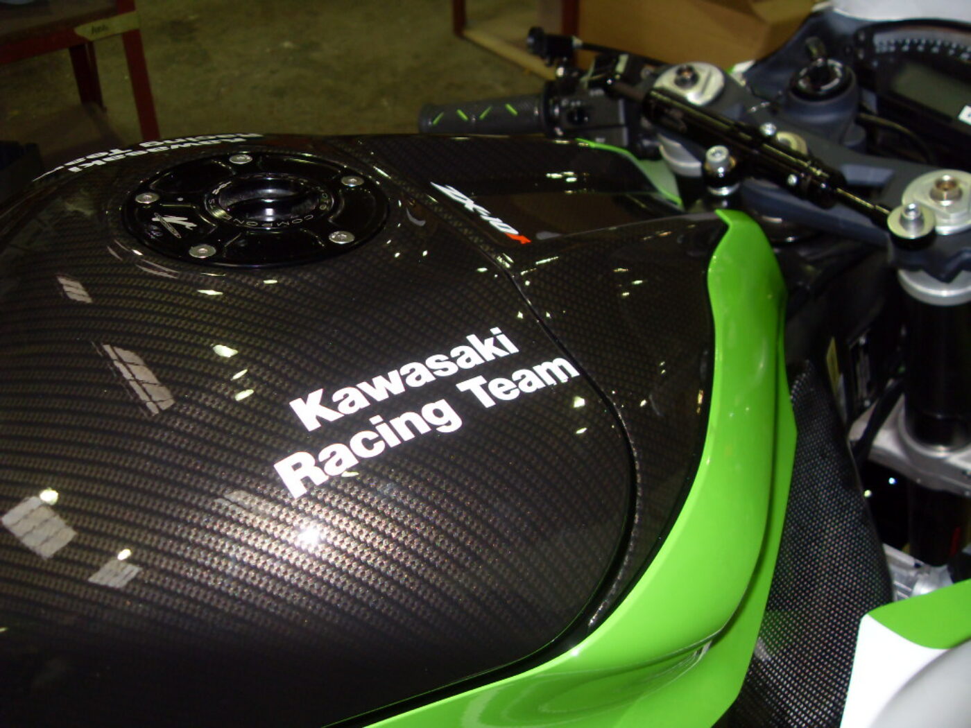 Kawasaki Ninja ZX10R ( Bournemouth Kawasaki Racing Team ) Painted And Coated At Wicked Coatings