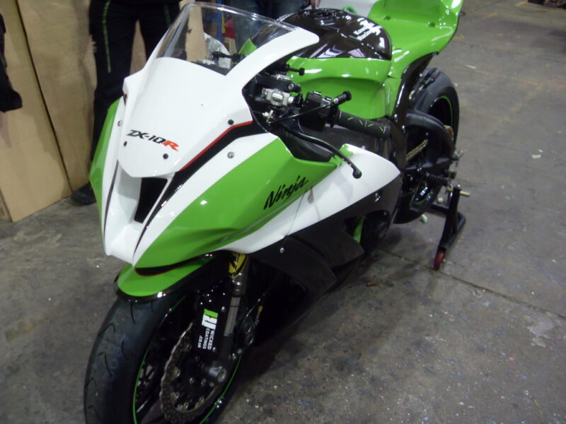Kawasaki Ninja ZX10R ( Bournemouth Kawasaki Racing Team ) Painted And Coated At Wicked Coatings
