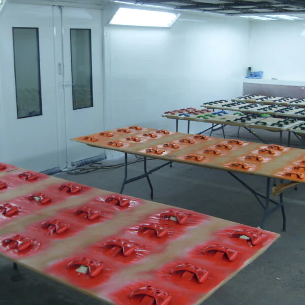 Console Game Controllers In Painting Chamber At Wicked Coatings