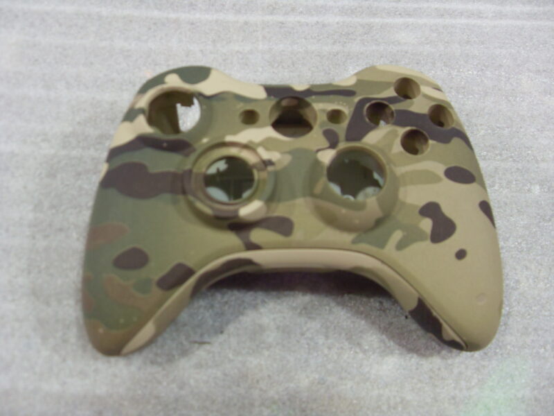 Xbox 360 and Gamepads Coated In Camouflage Hydrographic Film
