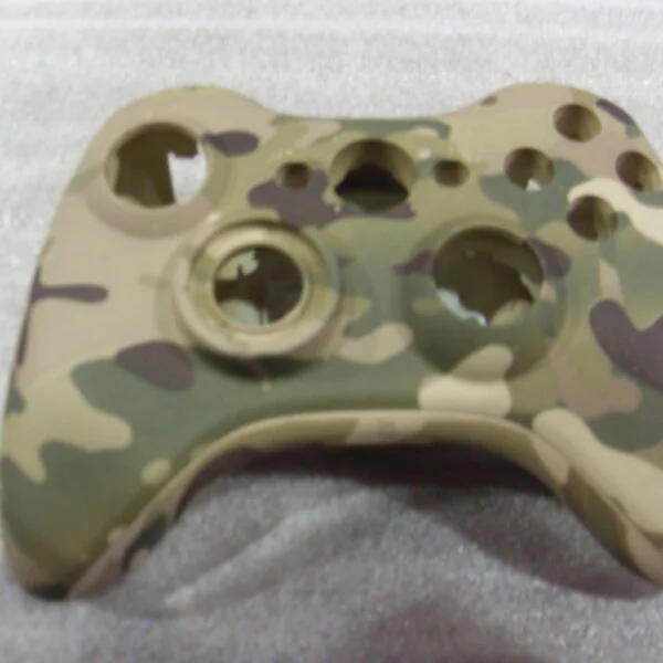 Xbox 360 and Gamepads Coated In Camouflage Hydrographic Film