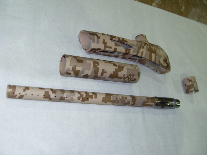 Guns Elements Coated In Military Hydrographic Film