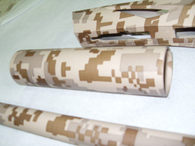 Guns Elements Coated In Military Hydrographic Film