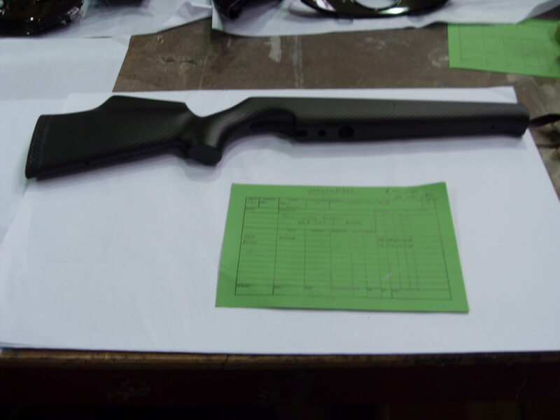 Guns Elements Coated In Carbon Fibre Hydrographic Film Painted Black
